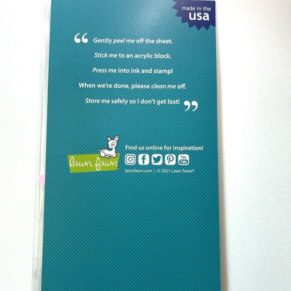 Lawn Fawn Giant Easter Messages Photopolymer Stamp Spring Egg Sunshine Sentiment - Picture 5 of 5